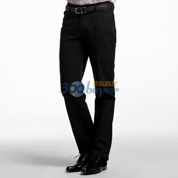 LAX JOY(朗悦)男装 2011新品时尚商务男士休闲裤黑色35