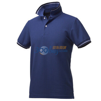 Giordano佐丹奴 Polo 男速干撞色边珠地修身Dry Polo 01010006 藏蓝 L