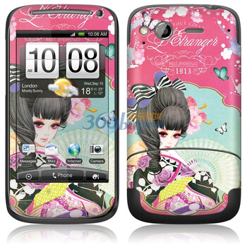 ideaSkin HTC Desire S / G12 / S510e / G7S / 渴望S 樱花季 外壳保护套皮贴膜 DBBC011869