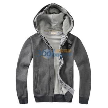 好衣府新款 男士款纯棉春装卫衣 修身潮流开衫外套G2 灰色 XXL