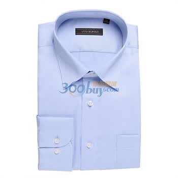 VITO RUFOLO唯阿男士精品衬衫BC9040 蓝缎面 46