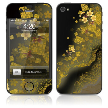 ideaSkin iPhone 4 金沙飘零 手机外壳保护套皮贴膜 ENCJKA010288