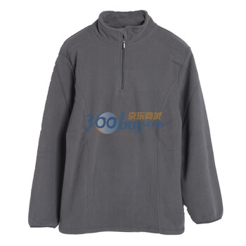 as安都 2011秋冬 新款女装休闲百搭半开襟卫衣9141291Q 深灰色 XL