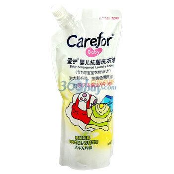 爱护 婴儿抗菌洗衣液 500ml*10 清洁用品