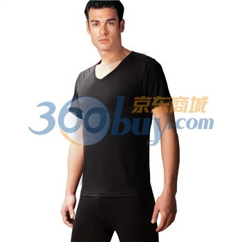 依之舍 莫代尔男士T恤 JD71003B 黑色 XL