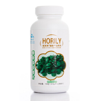 HORILY碧源清螺旋藻咀嚼片 500mg*200片