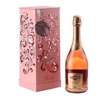 马天尼Rose粉红起泡葡萄酒烛光礼盒 750ml