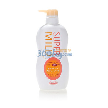 Shiseido/惠润沐浴露(淡雅果味香)650ml 水嫩润泽型