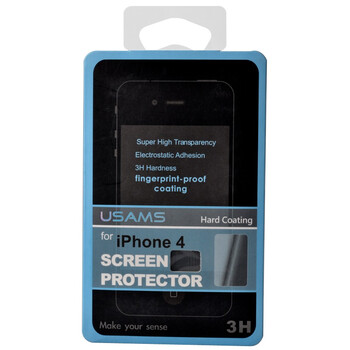 优胜仕（USAMS）苹果iPhone4s 保护膜 十字纹背贴+高清前膜 适用于苹果iPhone4/4s