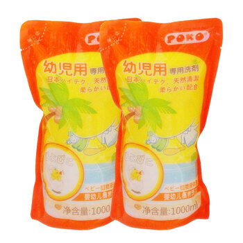 POKO婴幼儿植物洗衣液（补充装）1000ML(2袋)