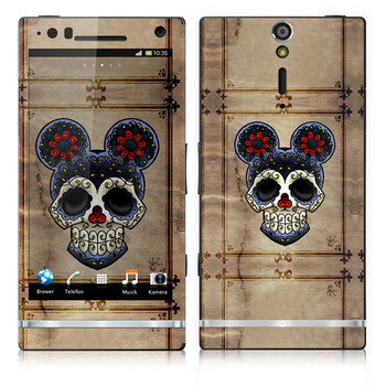 IdeaSkin 索尼 LT26i/Xperia S/Xperia Arc HD 皮肤 骷髅米奇 外壳保护套皮贴膜 BDGC412032