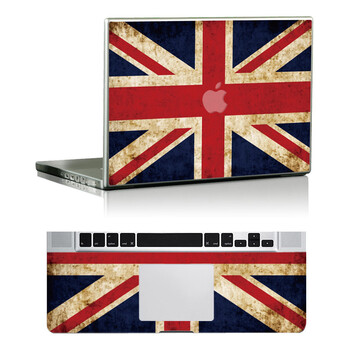 SkinAT 苹果笔记本MacBook全套保护贴膜 3M材料 米字旗 Air 13 2011款