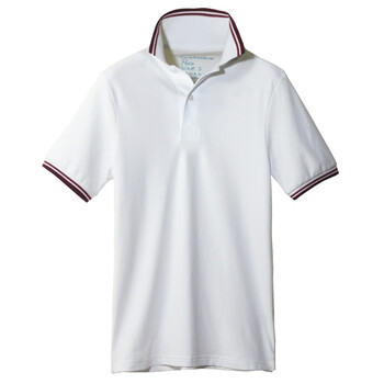 Giordano佐丹奴 Polo 男撞色边小立领修身POLO 01012001 象牙 S