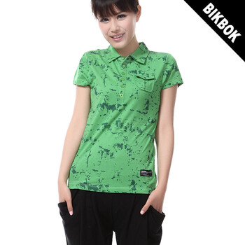 BIKBOK 比克波克 夏季新款女士休闲t恤11wf021 麻灰色 XL