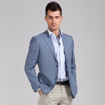 【夏季色彩】依文男装 春夏商务宴会婚礼时尚男士西服EA50141 180/108D