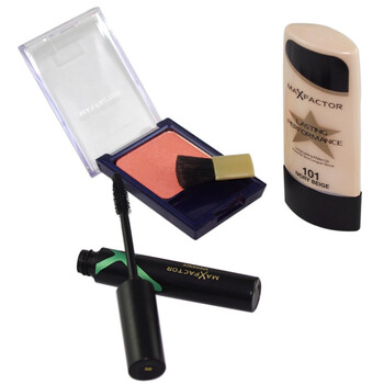 MAXFACTOR蜜丝佛陀夏日缤纷套装(粉底液+胭脂+睫毛膏）