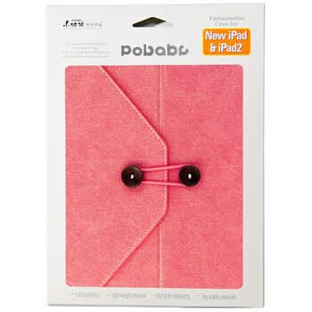 小破孩（POBABY）New ipad/ipad2 商务信封袋 《粉》适用New ipad/ipad2