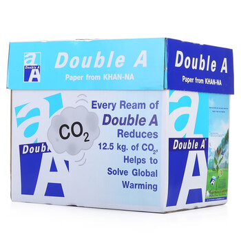Double A  80g A4 复印纸 500张/包  5包/箱(2500张) Double A  80g A4 复印纸 500张/包  5包/箱(2500张)