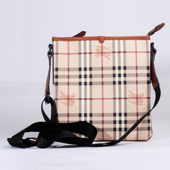 Burberry 巴宝莉 2011新款棕灰色格纹专利防水