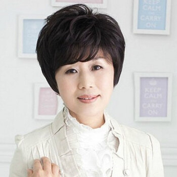 贝丽丝假发 中老年短发新款斜<em>刘海</em>蓬松短卷发