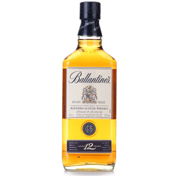 百龄坛（Ballantine’s）洋酒 金玺12年苏格兰威士忌 700ml,降价幅度8%
