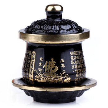 上善若水 佛具佛教用品供奉观音菩萨圣水杯摆