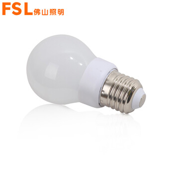 佛山照明 fsl led灯泡 节能灯具 3W e27水晶球泡 白光 一支