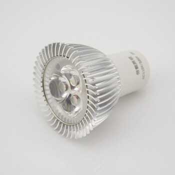 
                                                                                倍靓LED全电压110V/220V射灯灯杯3W插脚灯泡50mmGU5.3勿需变压器可送插头3602D 暖黄                