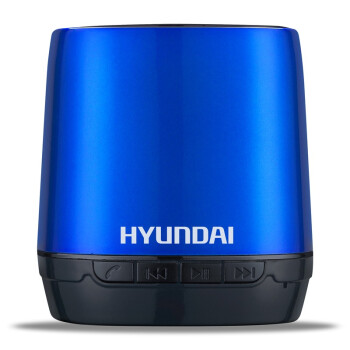 现代（HYUNDAI） i80 无线蓝牙音箱 语音通话 TF插卡 语音提示 来电回拨 锂电供电 车载音响 蓝色
