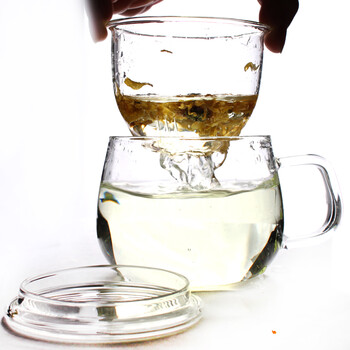 VATIRI乐怡 圆趣情侣茶杯 泡茶杯子过滤玻璃杯水杯 