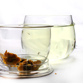VATIRI乐怡 圆趣情侣茶杯 泡茶杯子过滤玻璃杯水杯 