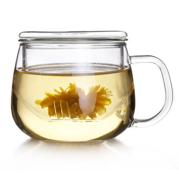 VATIRI乐怡 圆趣情侣茶杯 泡茶杯子过滤玻璃杯水杯 
