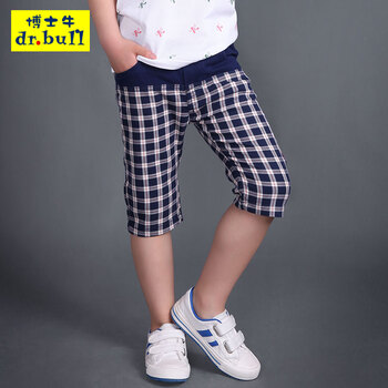 【支持货到付款】博士牛儿童休闲裤<em>男童短裤</em>中