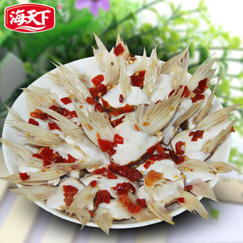 【海天下】海鲜水产 川味剁椒鱼鳍 300g