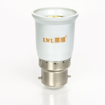 
                                        B22转接e27螺口 卡口转换大螺口灯头灯座 转换器灯头转接口 B22转E27                