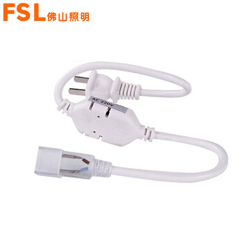 
                                        FSL 佛山照明()led灯带灯管 5050芯片高亮贴片软灯条线灯防水光带暗槽吊顶霓虹A 10W-10mm-双排180珠-黄光                
