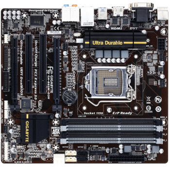 技嘉（GIGABYTE） B85M-D3H主板 (Intel B85/LGA 1150)