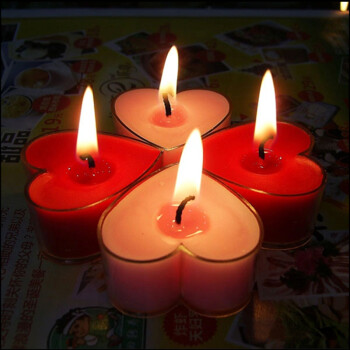 
                                        [情人节]心形蜡烛 婚庆生日无烟茶蜡    心形蜡烛浪漫礼物 心形粉色-1只                