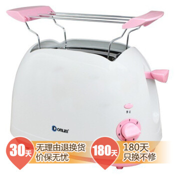 东菱（Donlim）XB-8773 多士炉烤面包机 粉白色