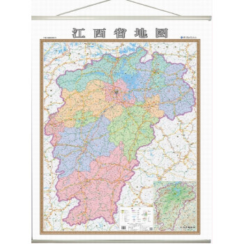 江西省地图挂图 江西省政区图 2014最新 1.4米
