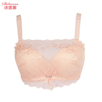 <em>诗莲娜</em> 防走光抹胸<em>文胸</em>厚薄杯 小胸平胸聚拢调