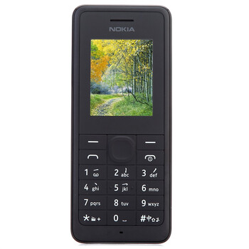 诺基亚(NOKIA) 106 (RM-1121) 黑色 移动联通2G手机