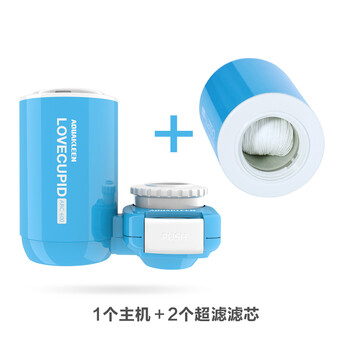净水器 家用 艾可丽丘比特龙头净水器直饮机台式 1个龙头+2个医用级滤芯