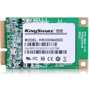 金胜（Kingshare） M200系列 64G MSATA固态硬盘 （KM200064SSD）