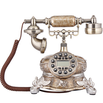 佳话坊家用电话座机 欧式仿古复古固话机 办公