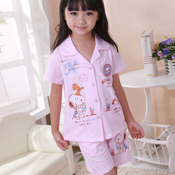 N购童装 2014<em>夏装新款儿童睡衣</em> 女童家居服短