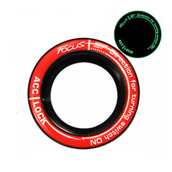 路奈 经典新福克斯点火钥匙圈 ST改装专用车贴