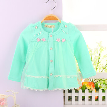 2014春装<em>春秋</em>新款韩版蕾丝<em>女童装</em>宝宝儿童外