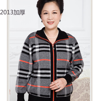 <em>中老年</em>羊毛衫<em>开衫</em>妈妈装 <em>中老年春秋</em>女装<em>外套</em>