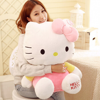 毛绒玩具 hello kitty系列坐式hello kitty/凯蒂猫公仔生日礼物布娃娃